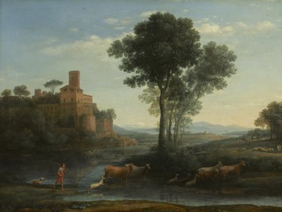 Paesaggio con il viaggio di Giacobbe, 1677 da Claude Lorrain