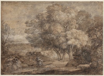 Paesaggio con Narciso ed Eco da Claude Lorrain
