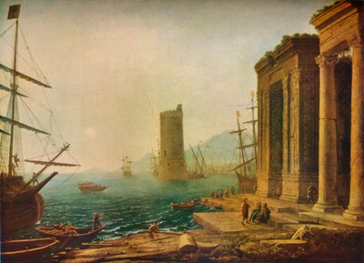 Porto di Ostia, Roma, c1643 1931 da Claude Lorrain