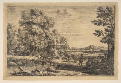 Rebecca ed Eliezer, ca. 1638-41 da Claude Lorrain