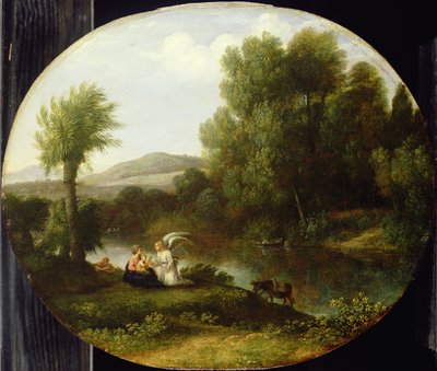 Riposo durante la fuga in Egitto, 1646 da Claude Lorrain