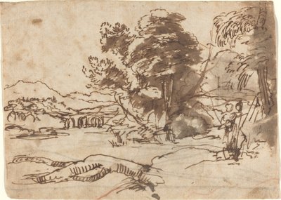 Paesaggio fluviale da Claude Lorrain