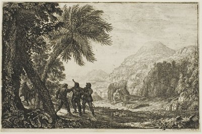 Scena di briganti da Claude Lorrain