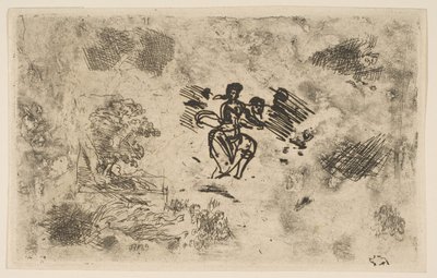 Donna seduta e altri schizzi, ca. 1630-33 da Claude Lorrain