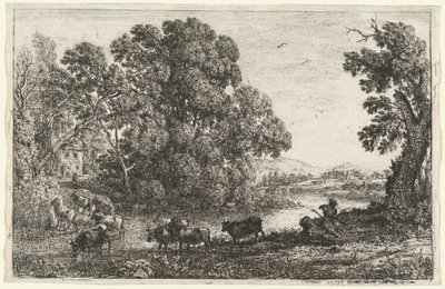 Il mandriano da Claude Lorrain