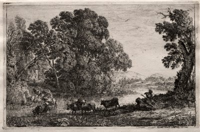 Il mandriano, 1606 da Claude Lorrain
