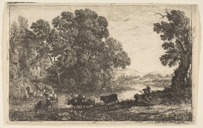 Il mandriano, 1636 da Claude Lorrain
