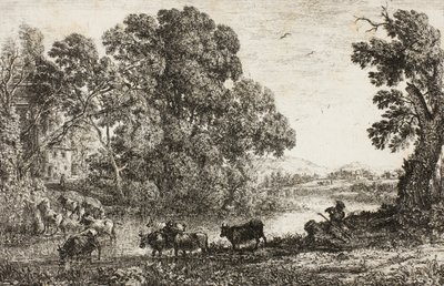 Il mandriano, 1636 da Claude Lorrain