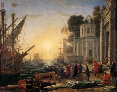 Lo Sbarco di Cleopatra a Tarso da Claude Lorrain