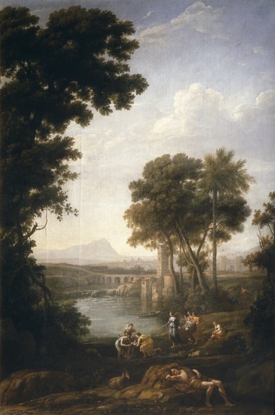 Il ritrovamento di Mosè da Claude Lorrain