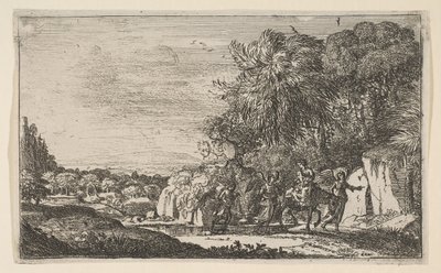 La fuga in Egitto da Claude Lorrain