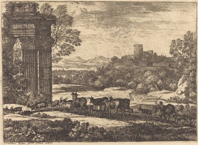 Il gregge che torna con tempo tempestoso da Claude Lorrain