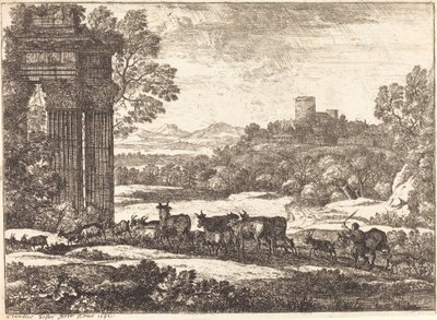 Il gregge che ritorna con tempo tempestoso da Claude Lorrain