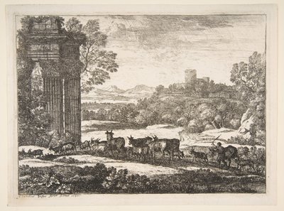 Il gregge che ritorna con tempo tempestoso, 1651 da Claude Lorrain