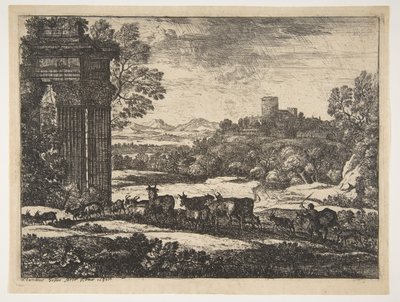 Il gregge che ritorna con tempo tempestoso, ca. 1650-51 da Claude Lorrain
