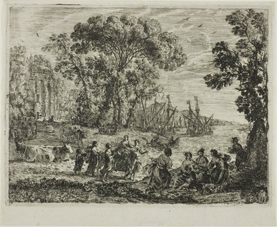 Il Ratto di Europa da Claude Lorrain