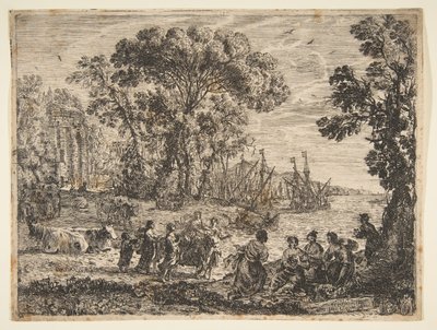 Il ratto di Europa da Claude Lorrain