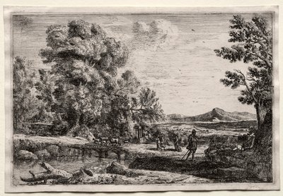 Il ponte di legno da Claude Lorrain