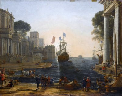 Ulisse restituisce Criseide a suo padre da Claude Lorrain
