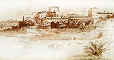 Veduta di una piccola città italiana, c.1630 da Claude Lorrain