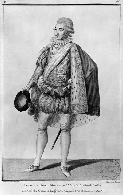Conte Almaviva, illustrazione dall