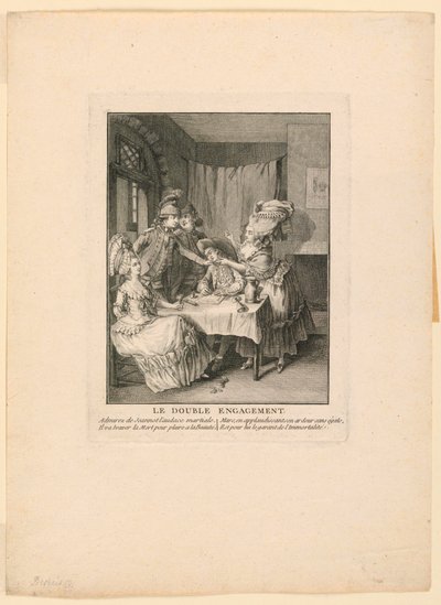 Il doppio fidanzamento da Claude Louis Desrais