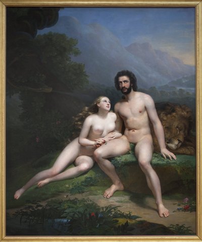 Adamo ed Eva da Claude Marie Dubufe
