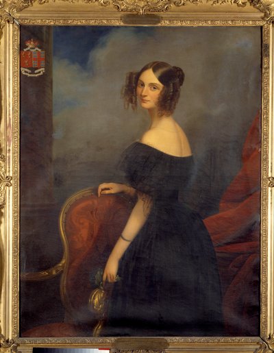 Ritratto della Duchessa di Valencay, Contessa di Talleyrand Perigord nata Anne Louise de Montmorency (1810-1855) da Claude Marie Dubufe