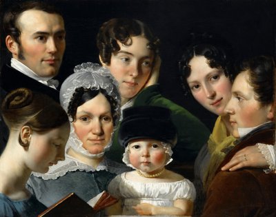 La famiglia Dubufe da Claude Marie Paul Dubufe