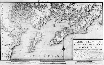 Atlas 131 H f.1 Mappa del Bas Poitou, Pays d