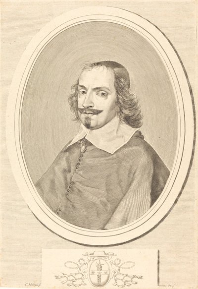 Cardinale Jules Mazarin da Claude Mellan