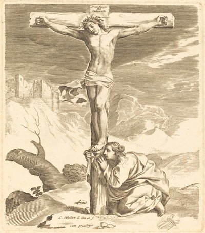 Cristo sulla croce da Claude Mellan