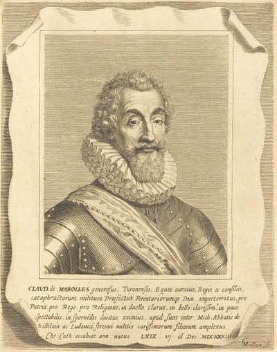 Claude de Marolles da Claude Mellan