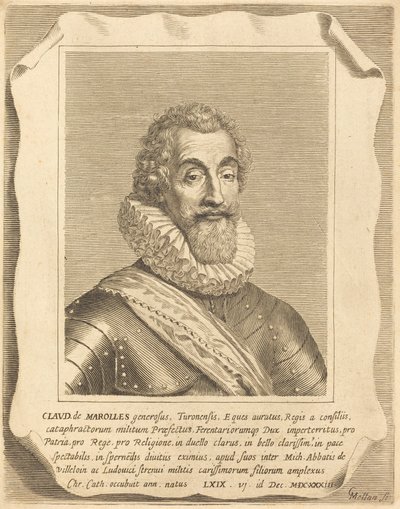 Claude de Marolles da Claude Mellan