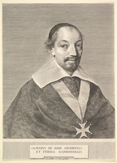 Claude de Rebé, Arcivescovo di Narbona da Claude Mellan