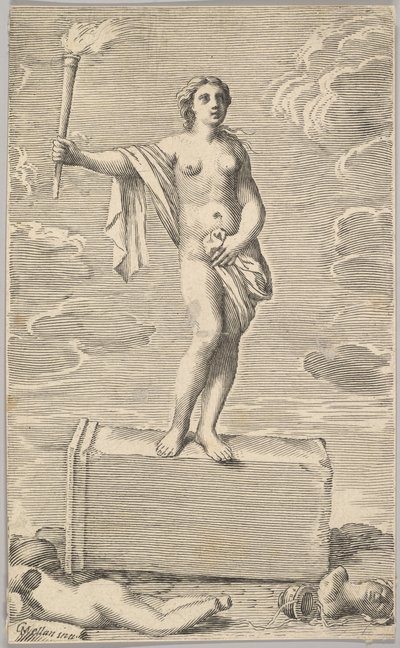 Figura femminile da Claude Mellan