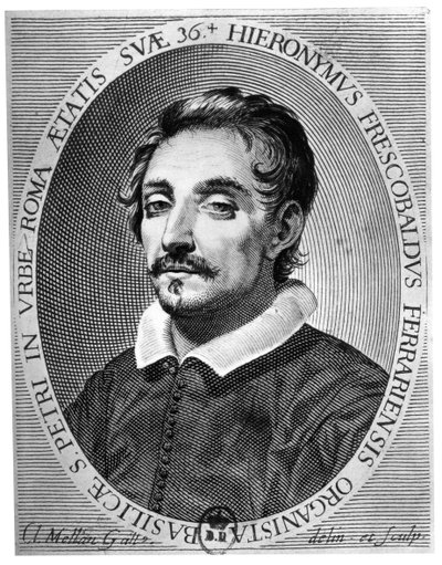 Girolamo Frescobaldi 1583 - 1643 era un musicista di Ferrara da Claude Mellan
