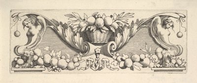 Fascia: Cesto di Frutta da Claude Mellan