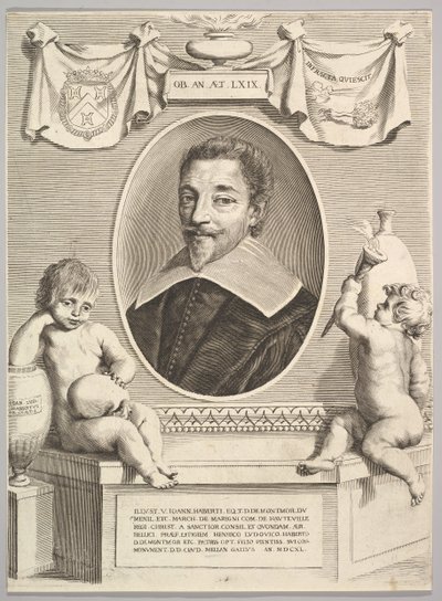 Jean Habert de Montmor, 1640 da Claude Mellan