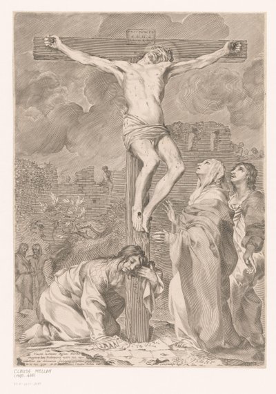 Crocifissione di Cristo da Claude Mellan