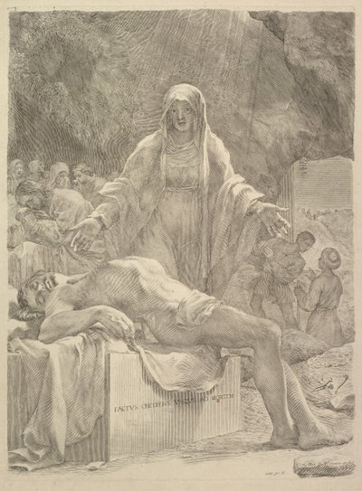 Compianto, 1683 da Claude Mellan
