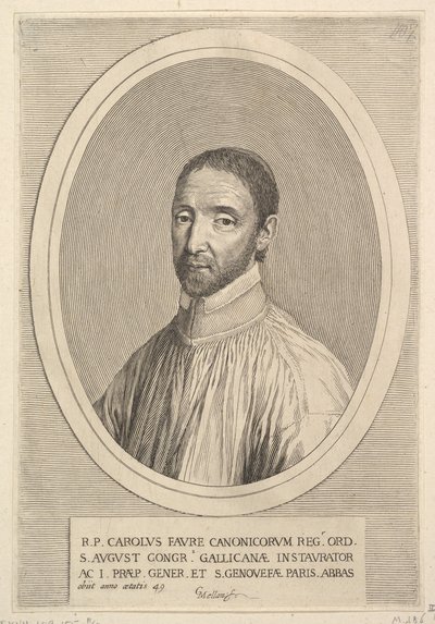 Le Père Charles Faure da Claude Mellan