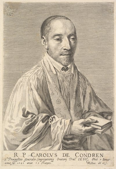 Le Père Charles de Condren da Claude Mellan