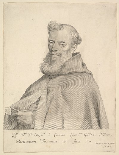 Le Père Étienne de Cesena da Claude Mellan
