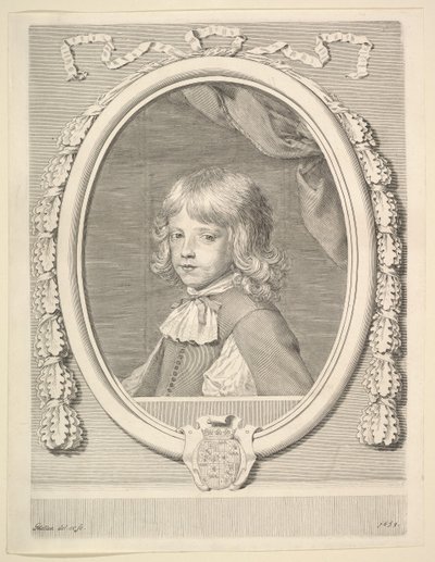 Louis-Joseph de Lorraine, duca di Guisa, da bambino da Claude Mellan