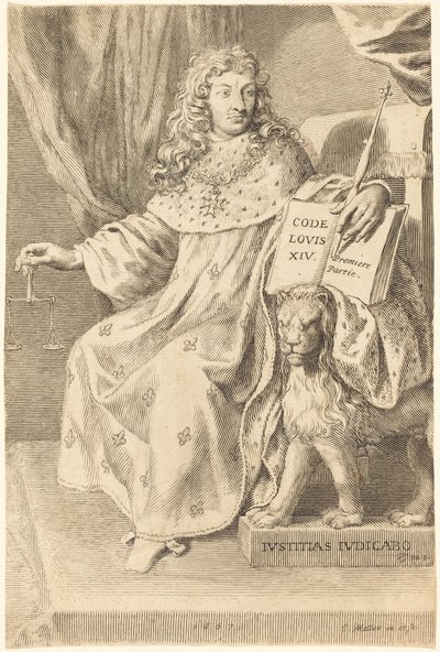 Luigi XIV da Claude Mellan
