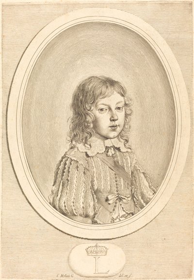 Luigi XIV da Ragazzo da Claude Mellan