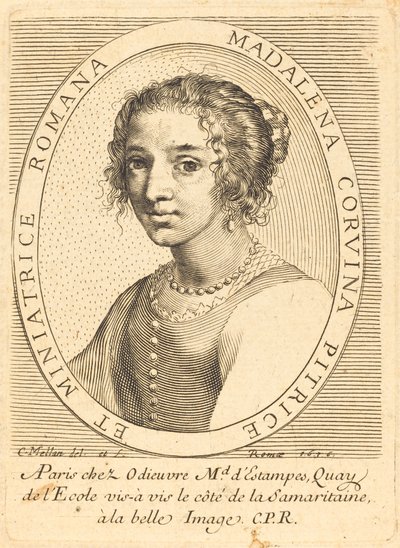 Maddalena Corvina da Claude Mellan