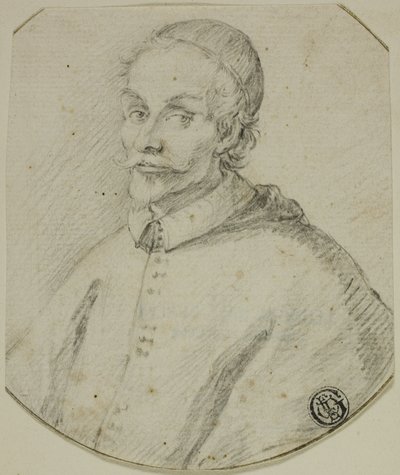 Busto ritratto di un cardinale da Claude Mellan