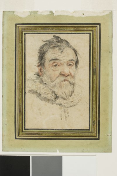 Ritratto di un vecchio barbuto da Claude Mellan